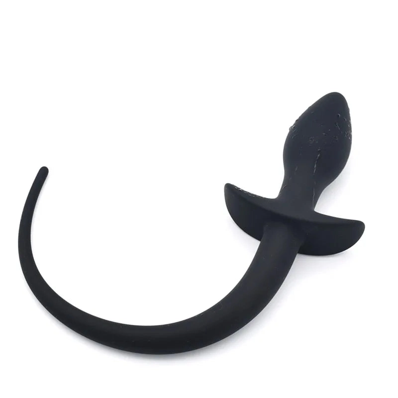 Dog Tail Butt Plug Silicone Puppy Play Anal Butt Plug