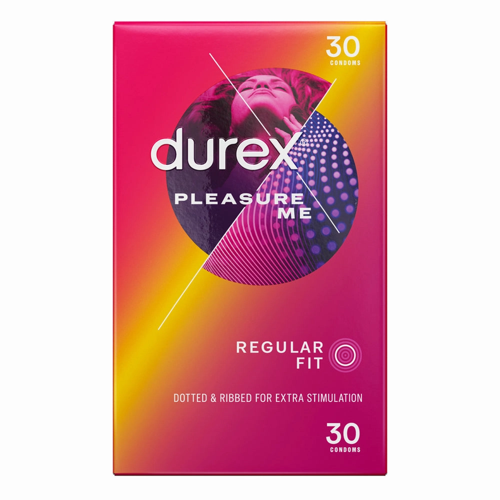 Durex Pleasure Me Textured Latex Condoms