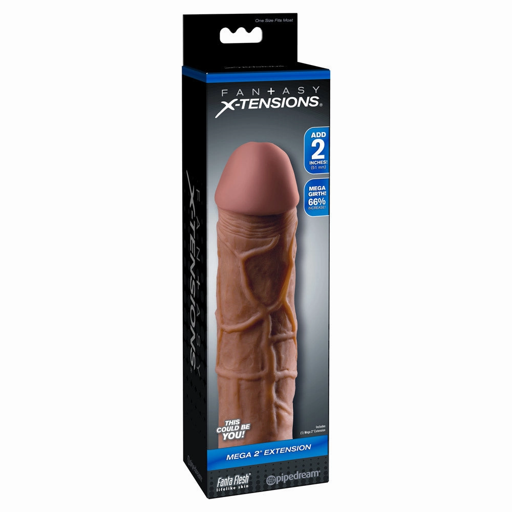 Fantasy X-Tensions Mega 2 Girthy Penis Extension Sleeve
