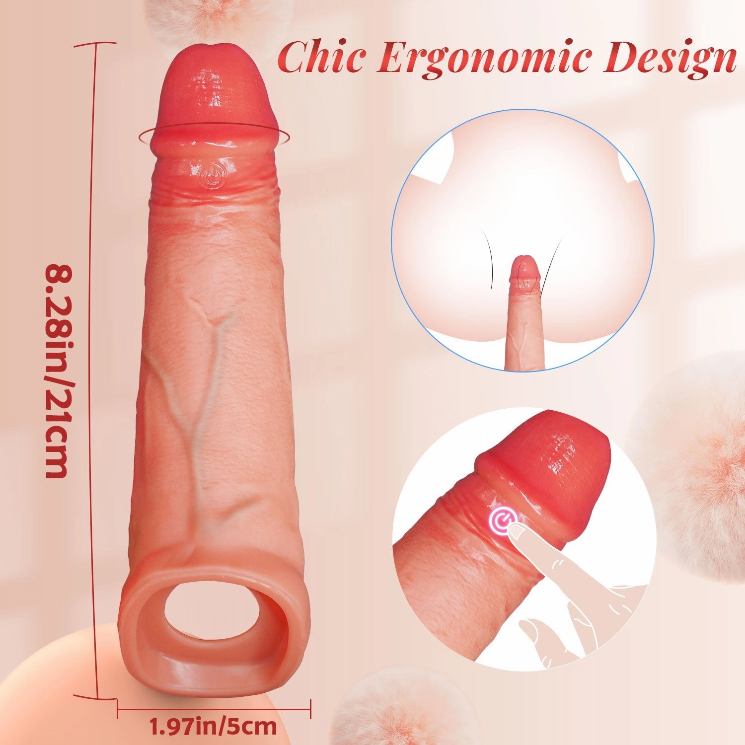 Faye - Vibrating Penis Sleeve