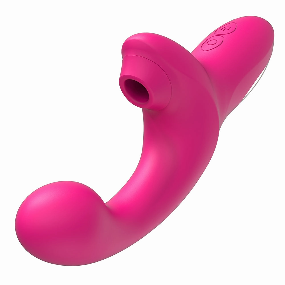 Finger Like G Spot Vibrator with Clit Sucker Stimulation V3