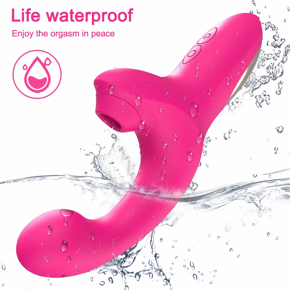 Finger Like G Spot Vibrator with Clit Sucker Stimulation V3