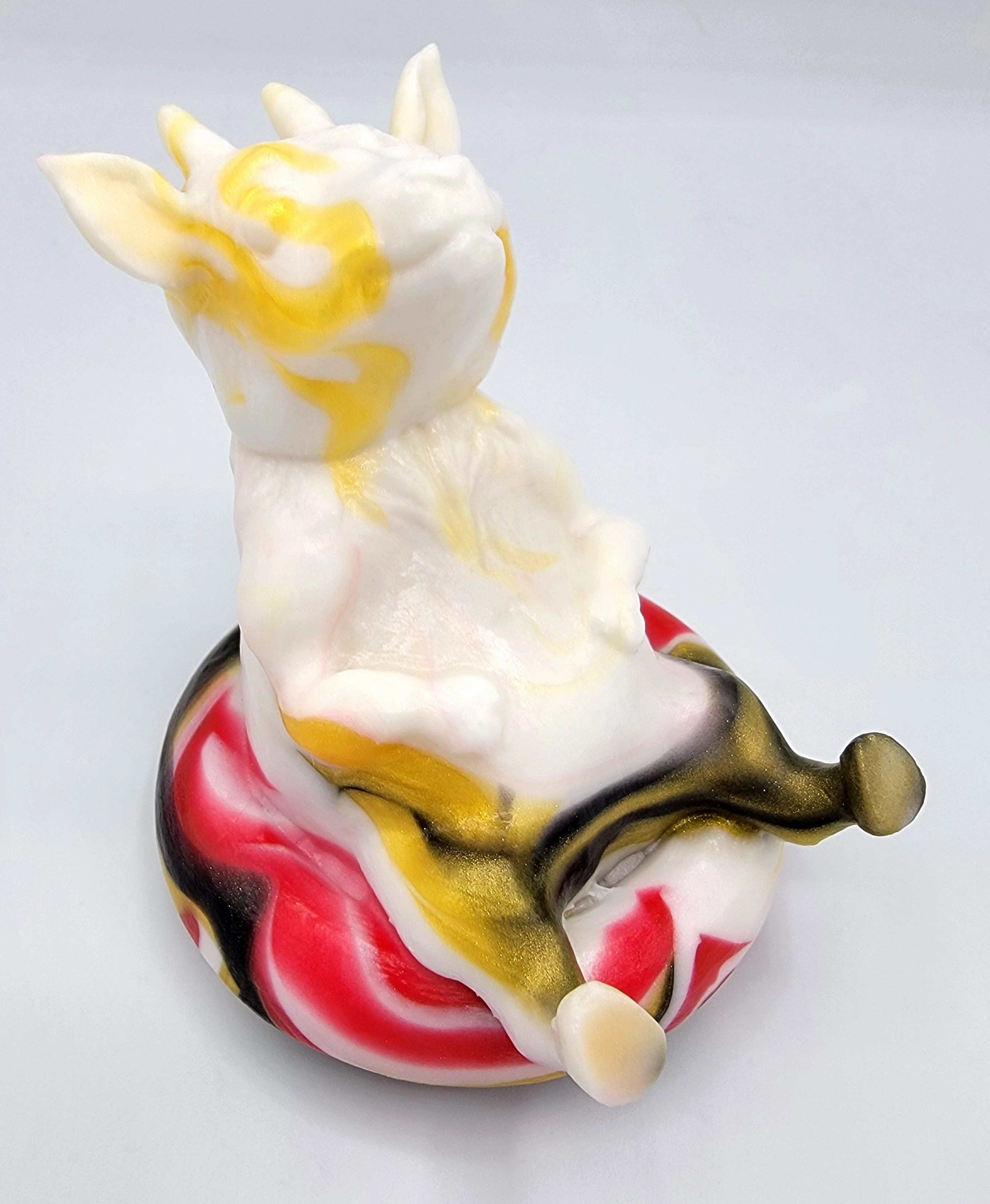 Floatie Goat - GITD Medium silicone - GT-008