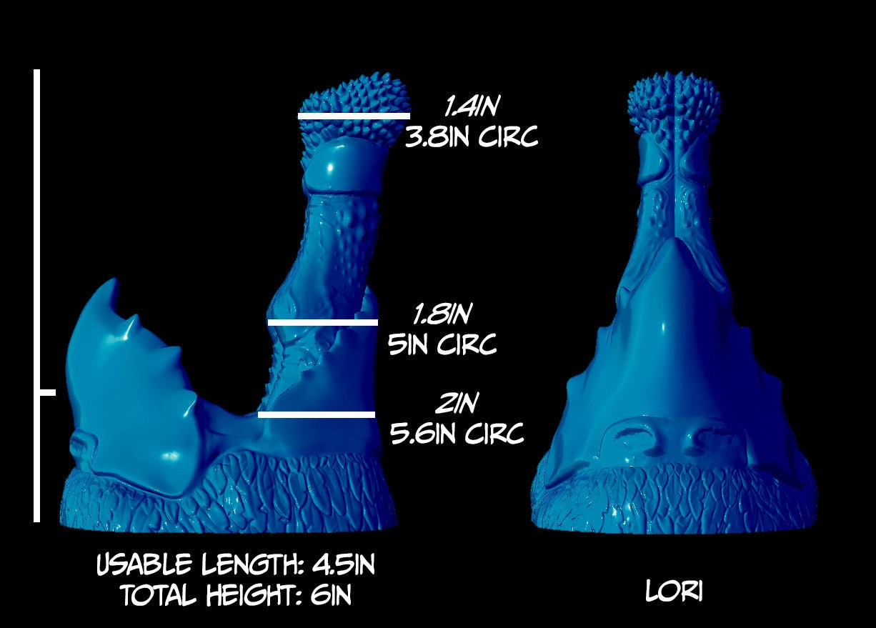 FLOP Lori - GITD/UV Soft silicone - LO-511