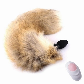 Fox Tail Anal Plug Vibrator