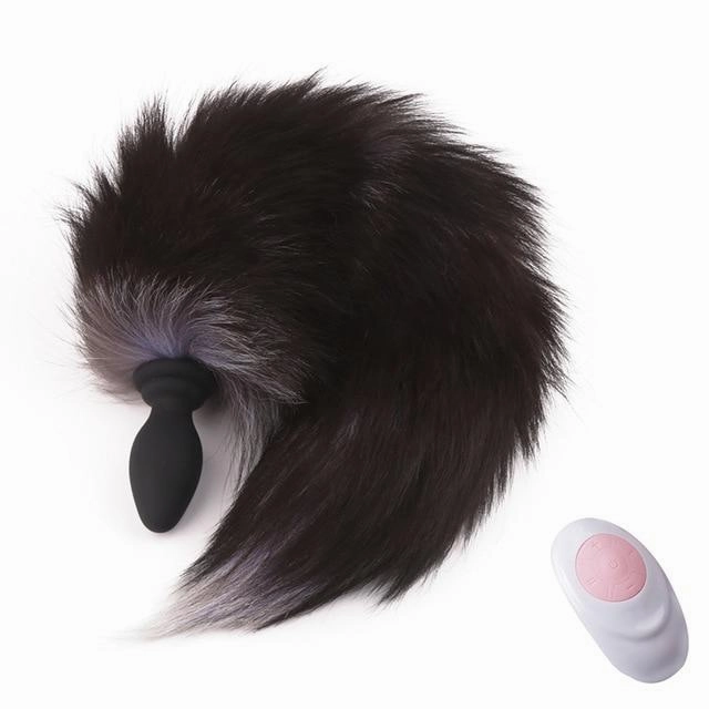 Fox Tail Anal Plug Vibrator