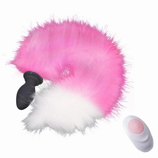 Fox Tail Anal Plug Vibrator