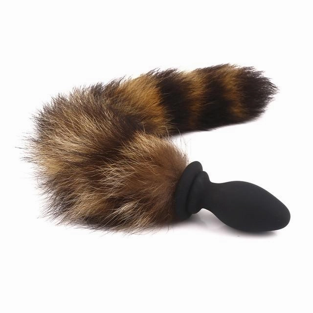 Fox Tail Anal Plug Vibrator