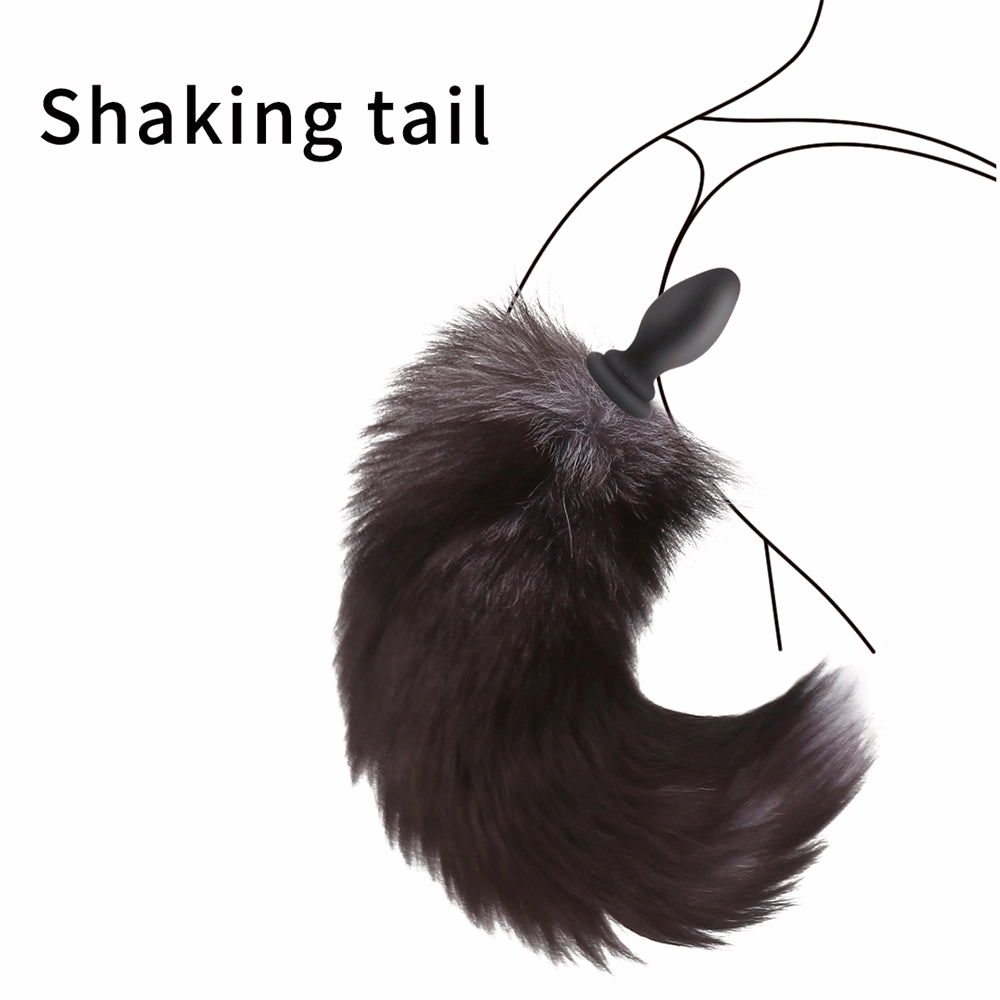 Fox Tail Anal Plug Vibrator