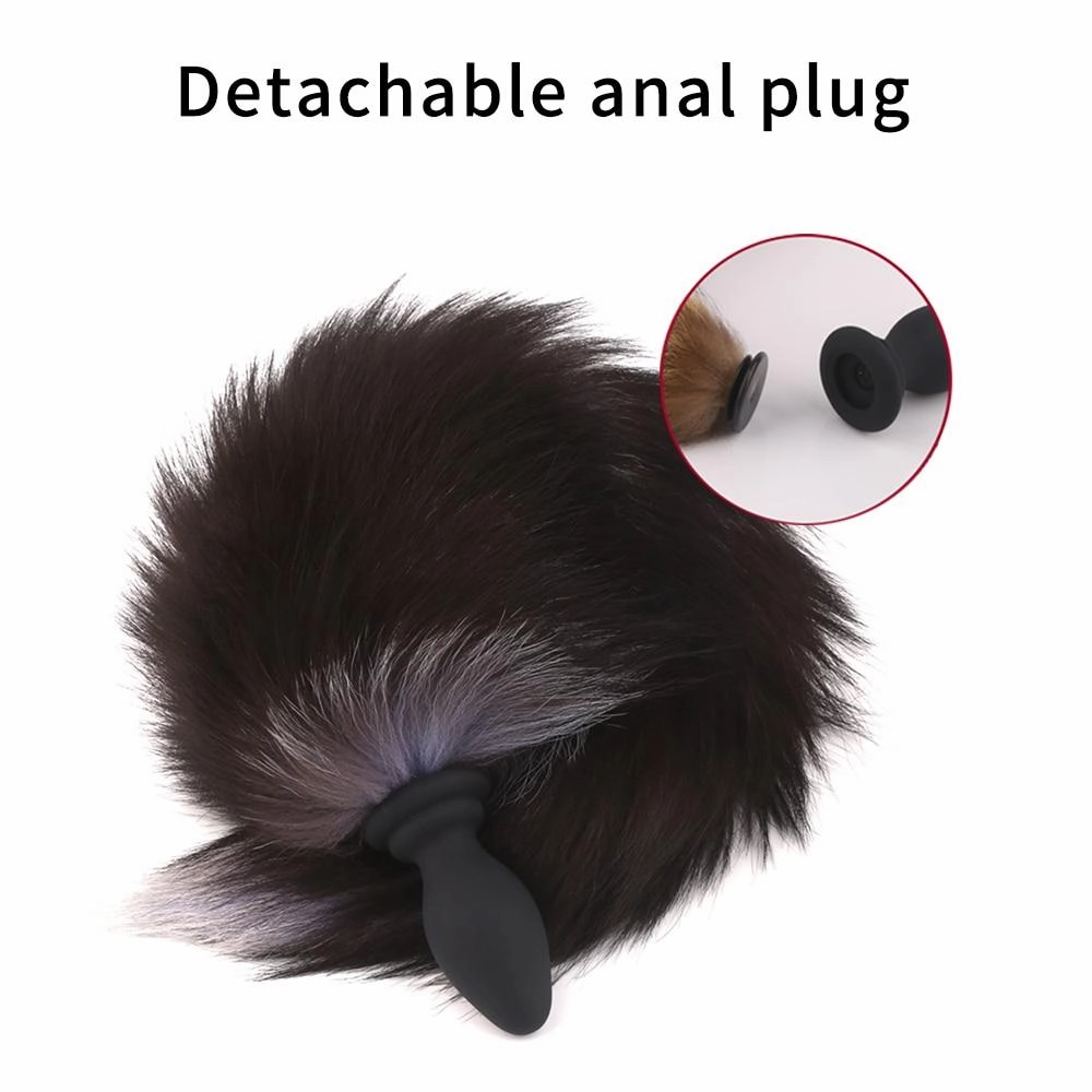 Fox Tail Anal Plug Vibrator