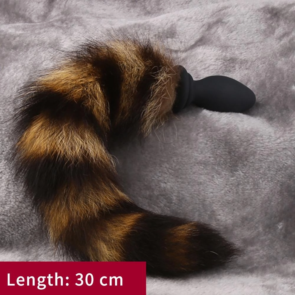 Fox Tail Anal Plug Vibrator