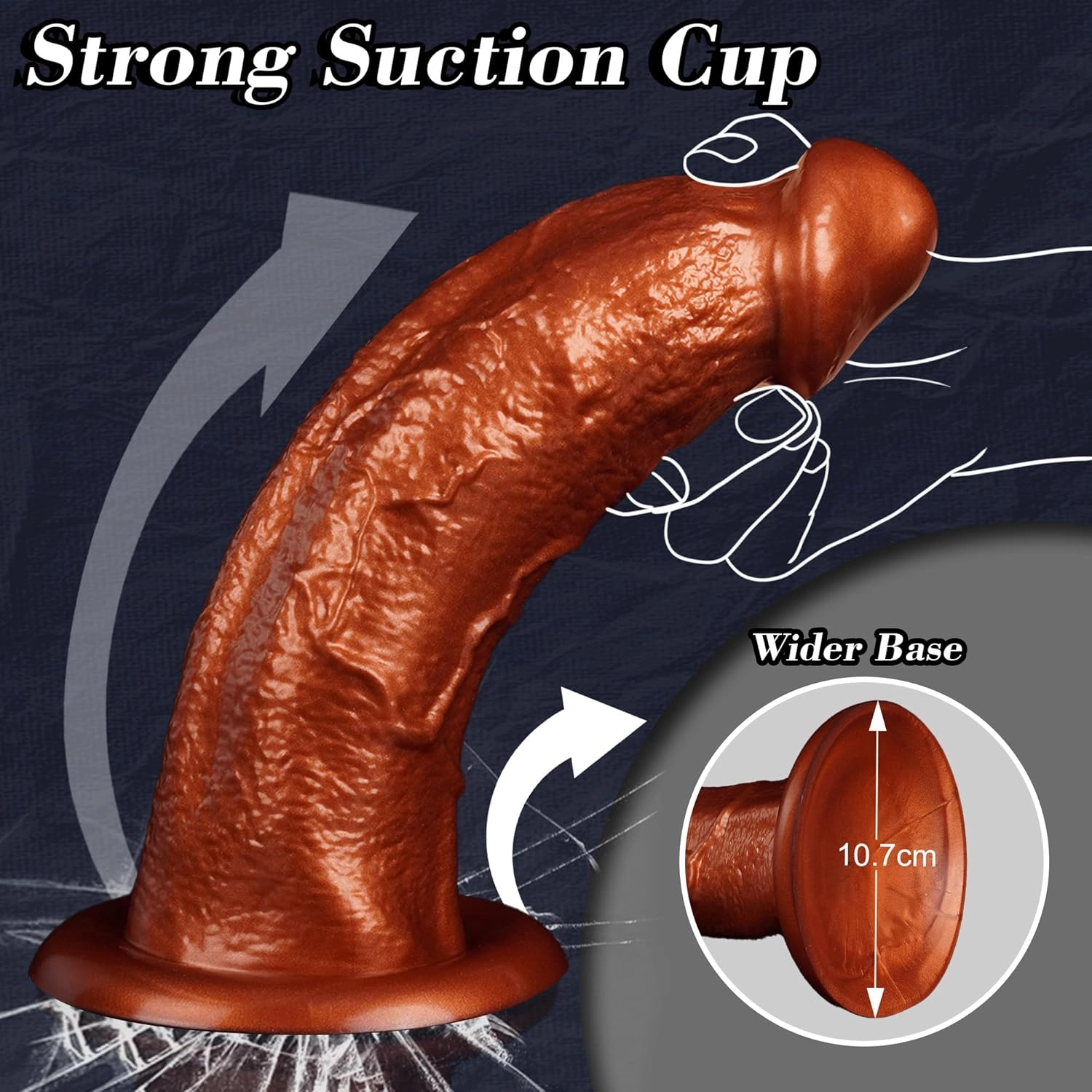 Gavin 2.5 Diameter Huge Dildo Thick Dildo - Laphwing