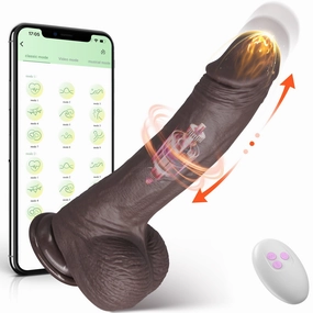 Georgi - Dildo Realistic Vibrator with Thrusting & Vibrating Patterns