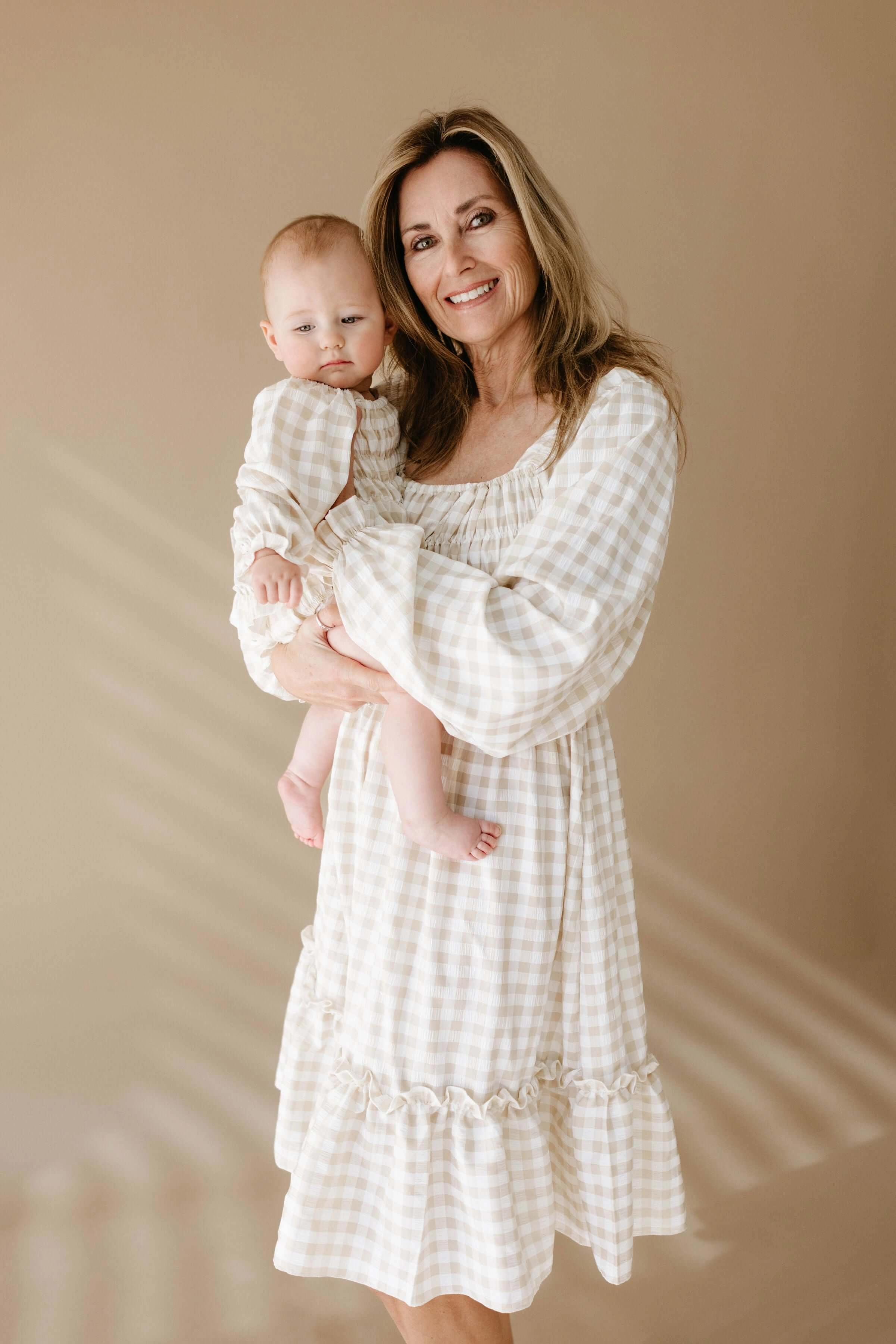 Gingham | Ruffle Romper
