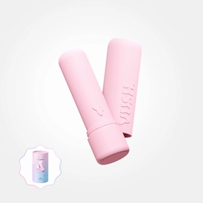 Gloss - Compact   Rechargeable Pink Bullet Vibrator with Travel Case