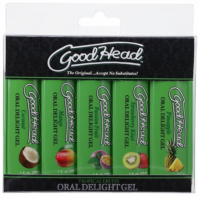 GoodHead Oral Delight Gel Tropical Fruits - 5 Pack