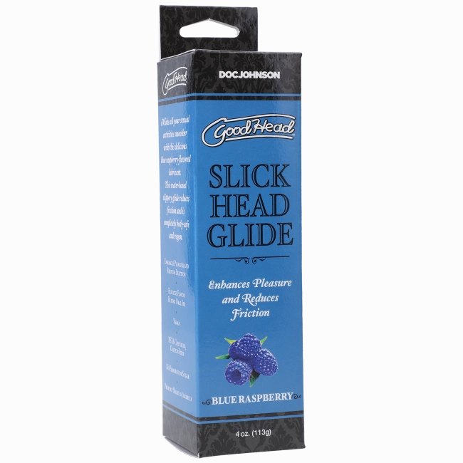 GoodHead Slick Head Glide Blue Raspberry
