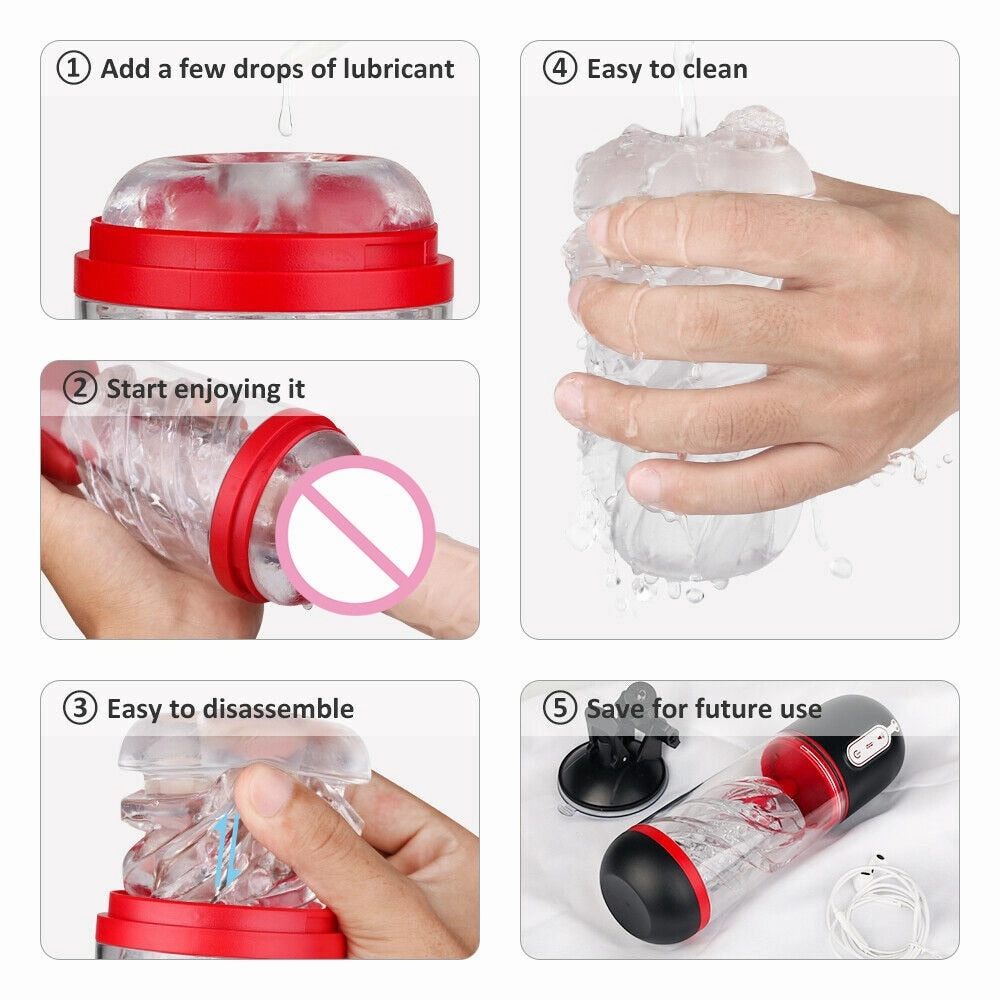 HandsFree Masturbation Cup