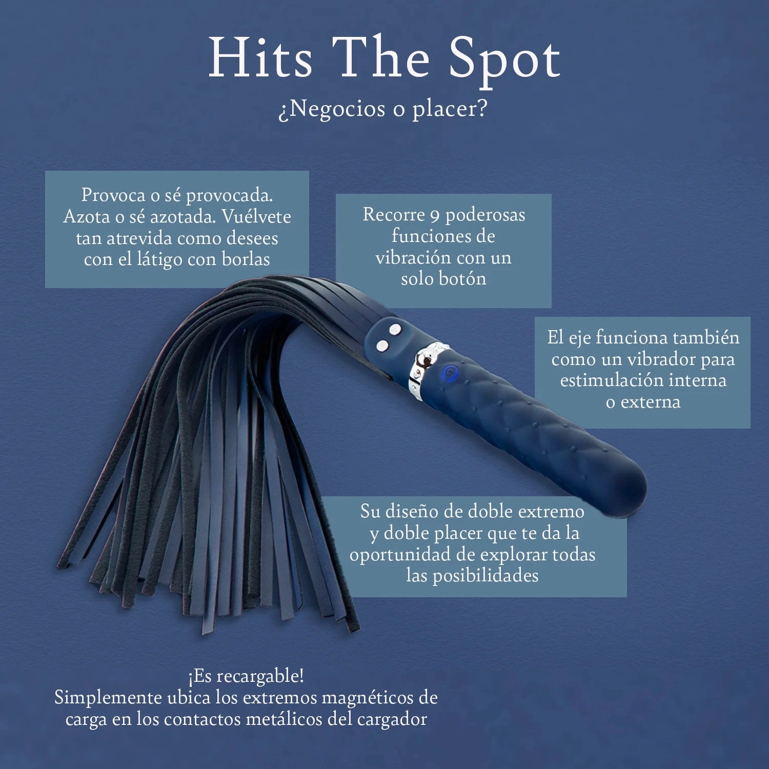 Hits The Spot - Flogger Vibrator - IN STOCK - 8 LEFT! - Pure Romance