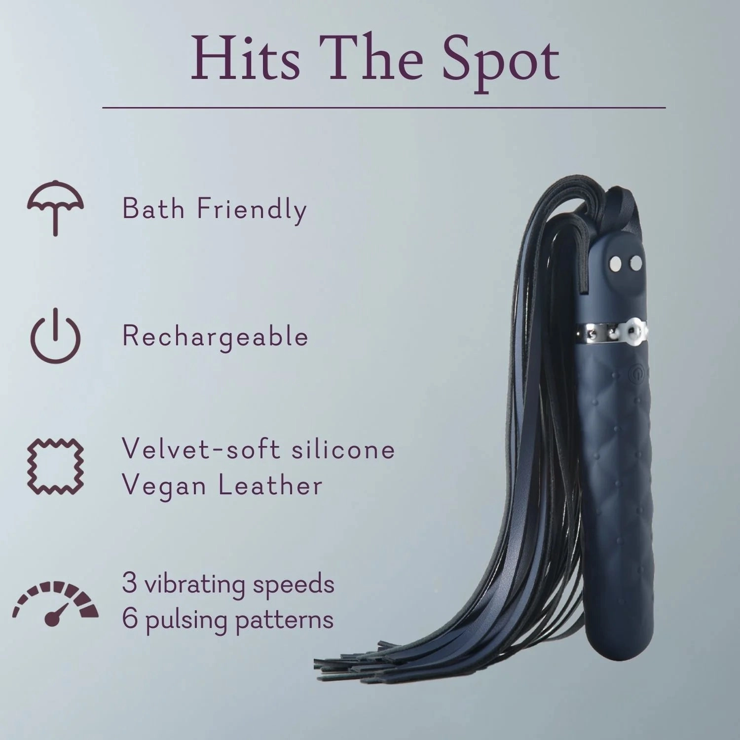 Hits The Spot - Flogger Vibrator - IN STOCK - 8 LEFT! - Pure Romance