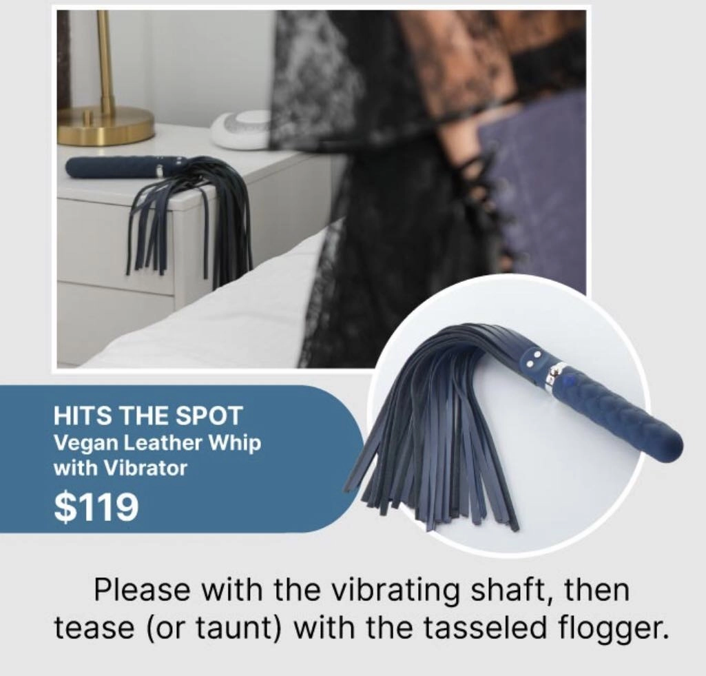 Hits The Spot - Flogger Vibrator - IN STOCK - 8 LEFT! - Pure Romance