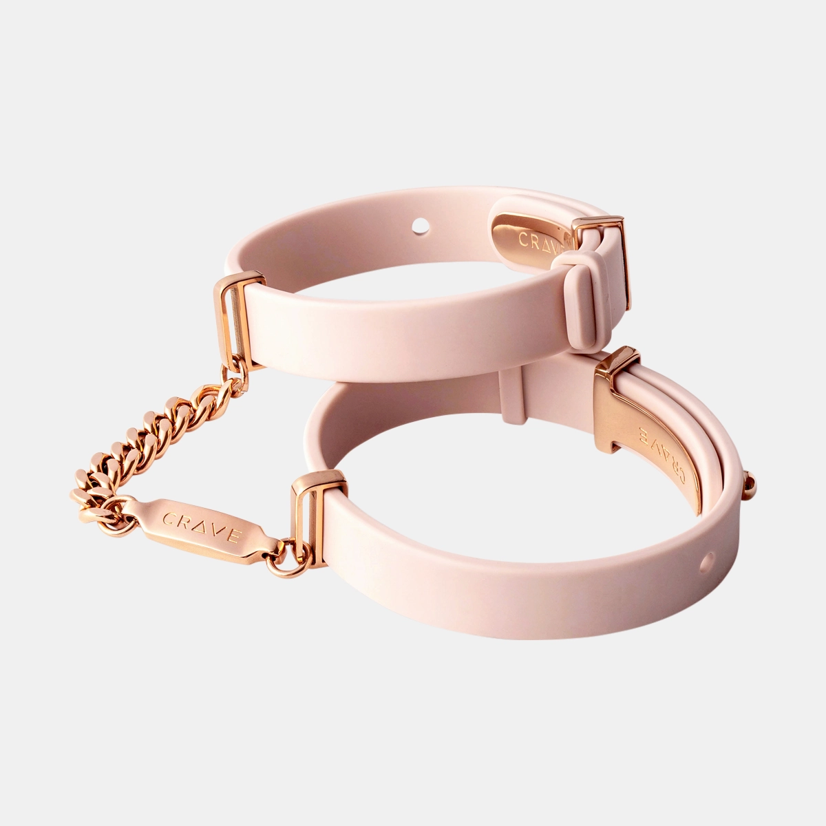 ID HandCuffs - Pink/ Rose Gold
