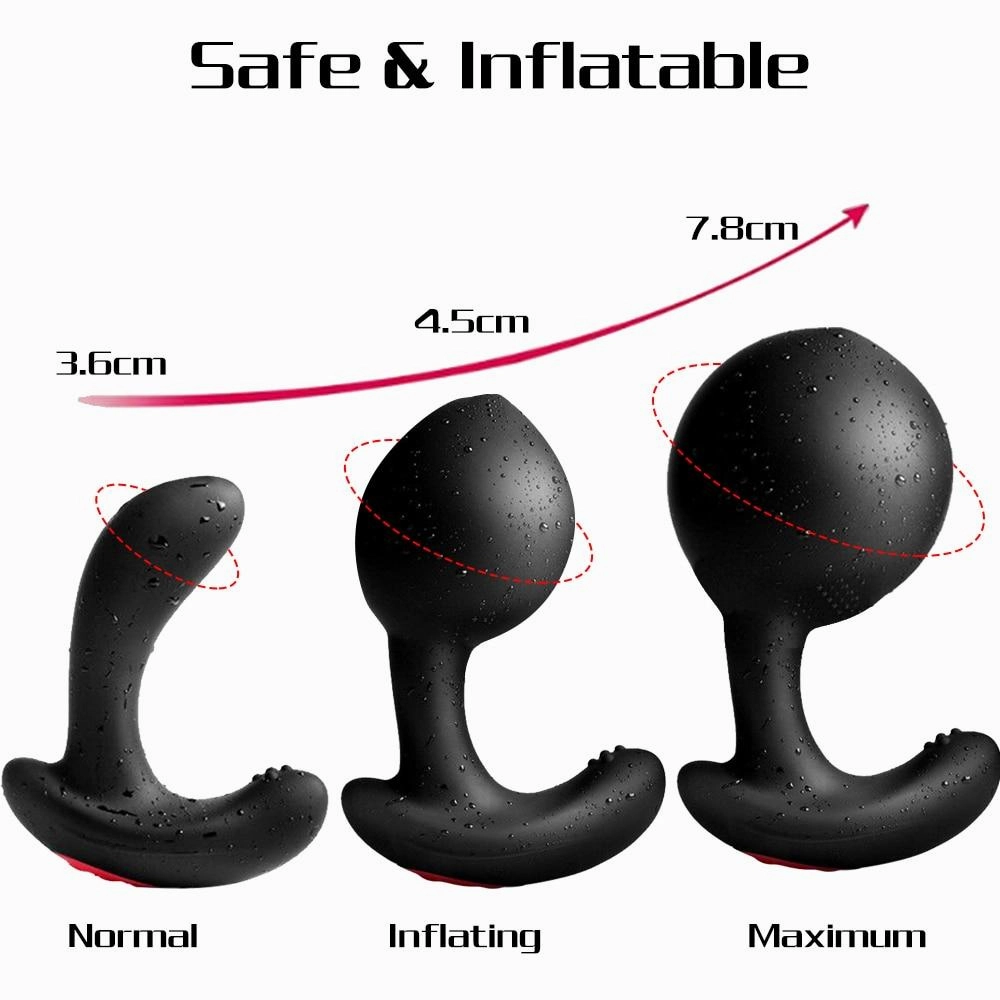 Inflatable Anal Vibrator