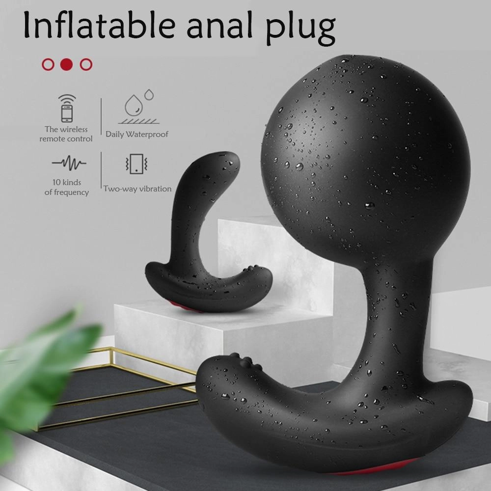 Inflatable Anal Vibrator
