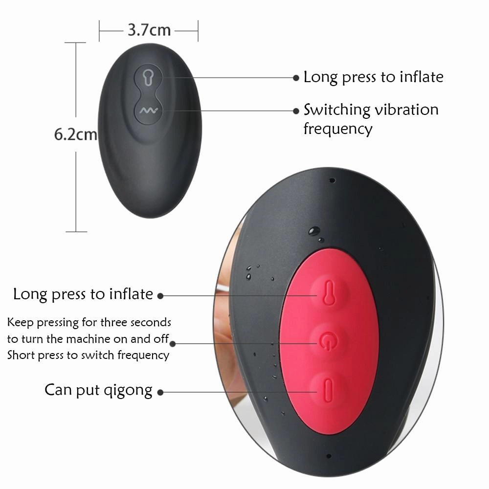 Inflatable Anal Vibrator