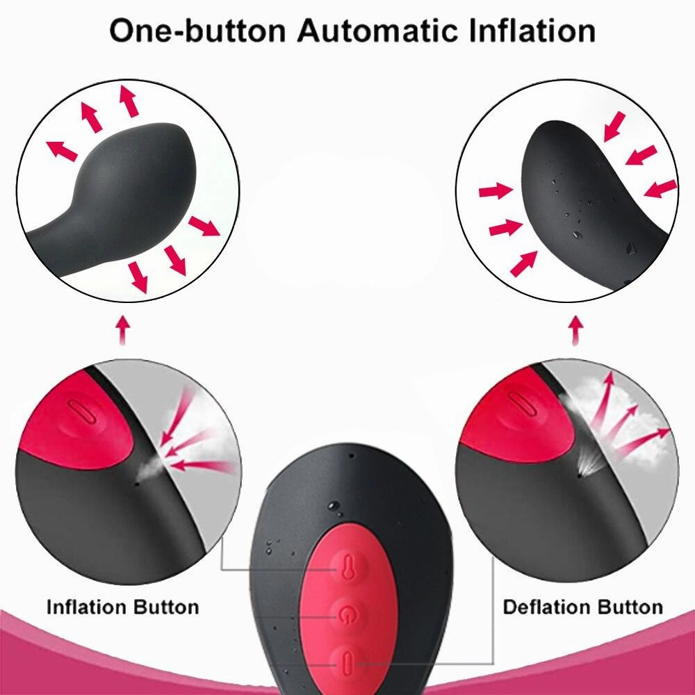 Inflatable Anal Vibrator
