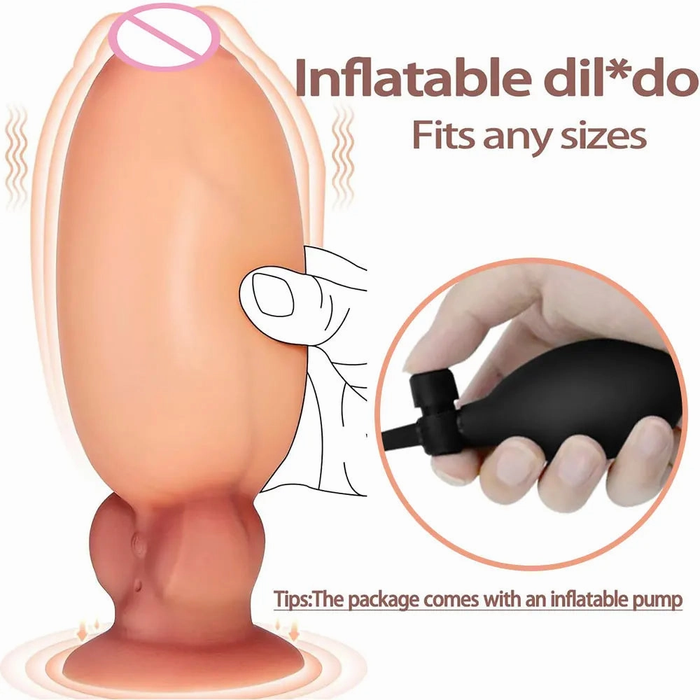 Inflatable Climax Dildo
