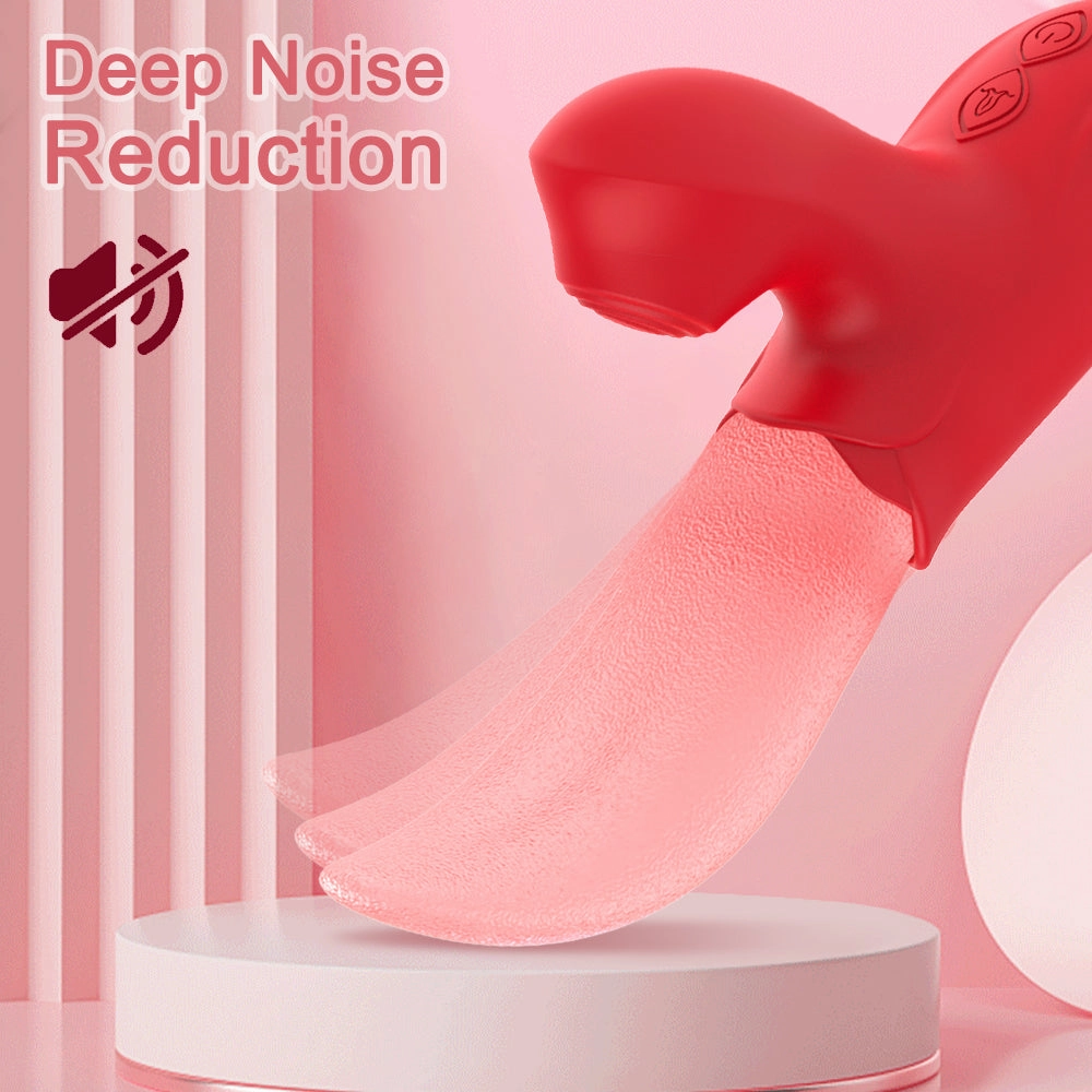 Jai-Triple Pleasure Squirting Tongue G Spot Vibrator And Clit Sucking & Licking Vibrator