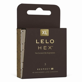 Lelo Hex Respect XL Honeycomb Condoms