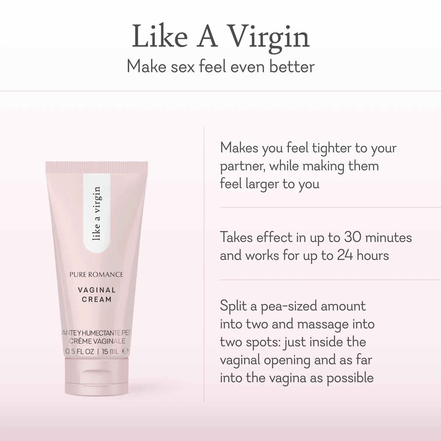 Like A Virgin - IN STOCK - Pure Romance