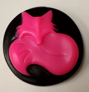 LIMITED EDITION Saddle What the Fox Pink and Black
