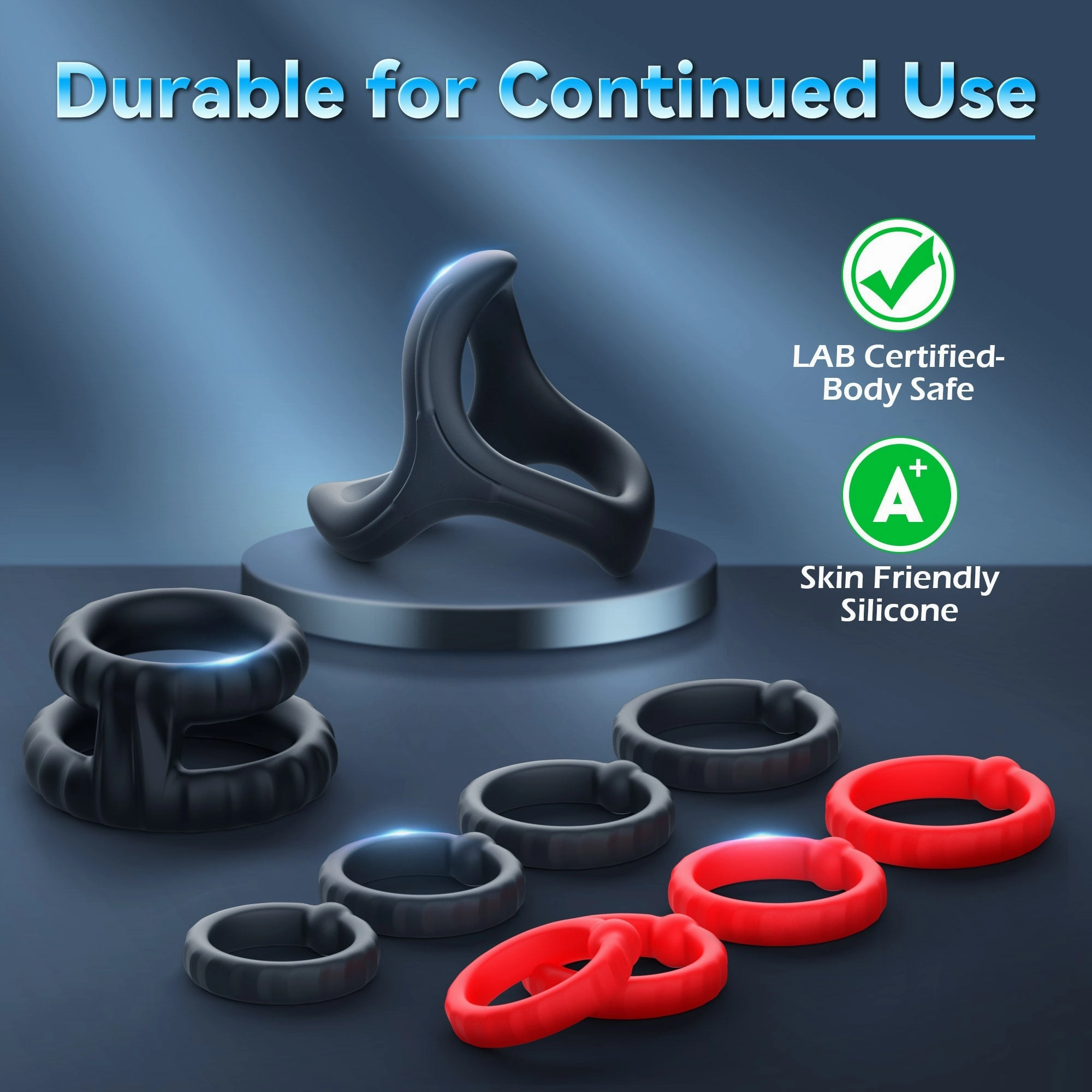 Liquid Silicone Cock Ring Set