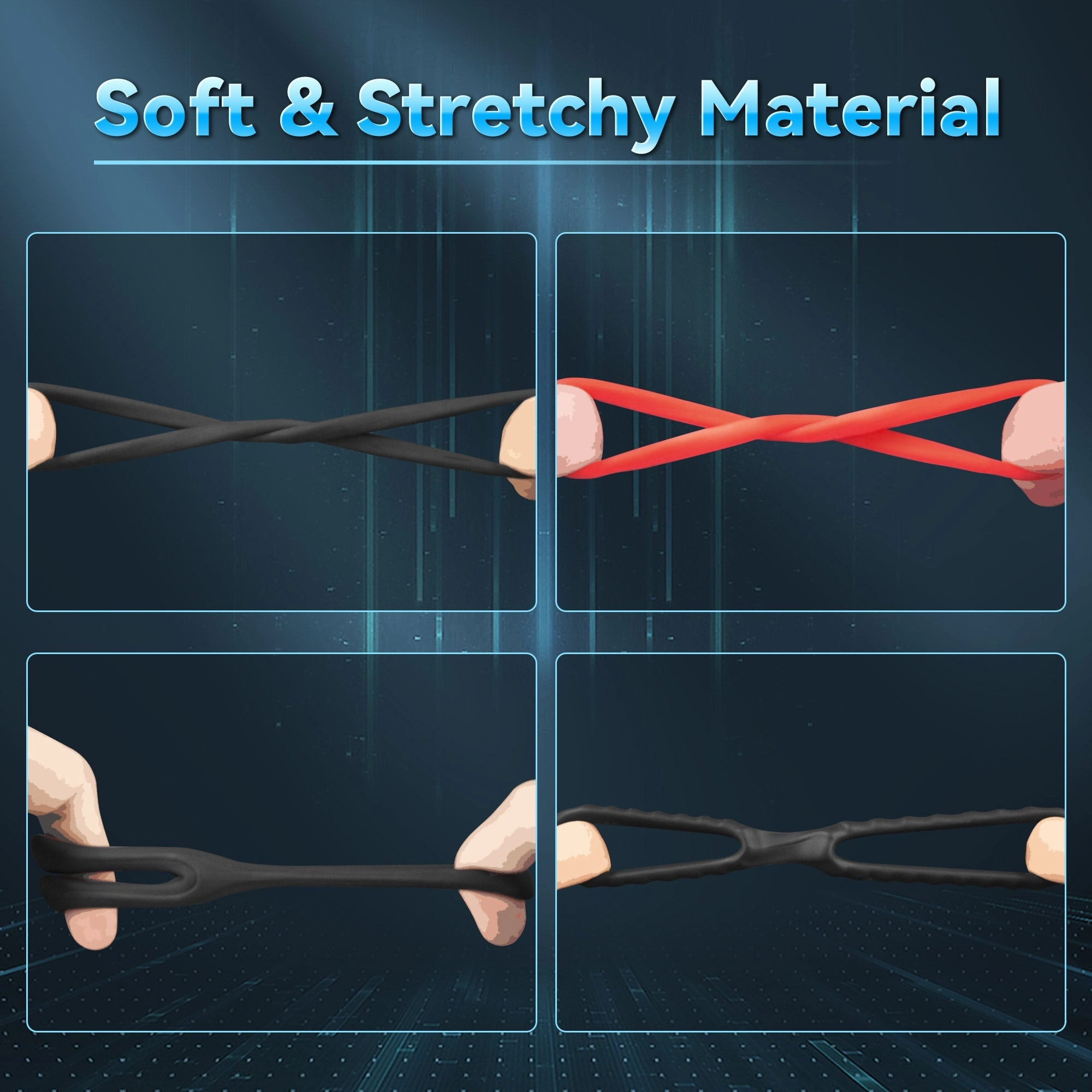 Liquid Silicone Cock Ring Set