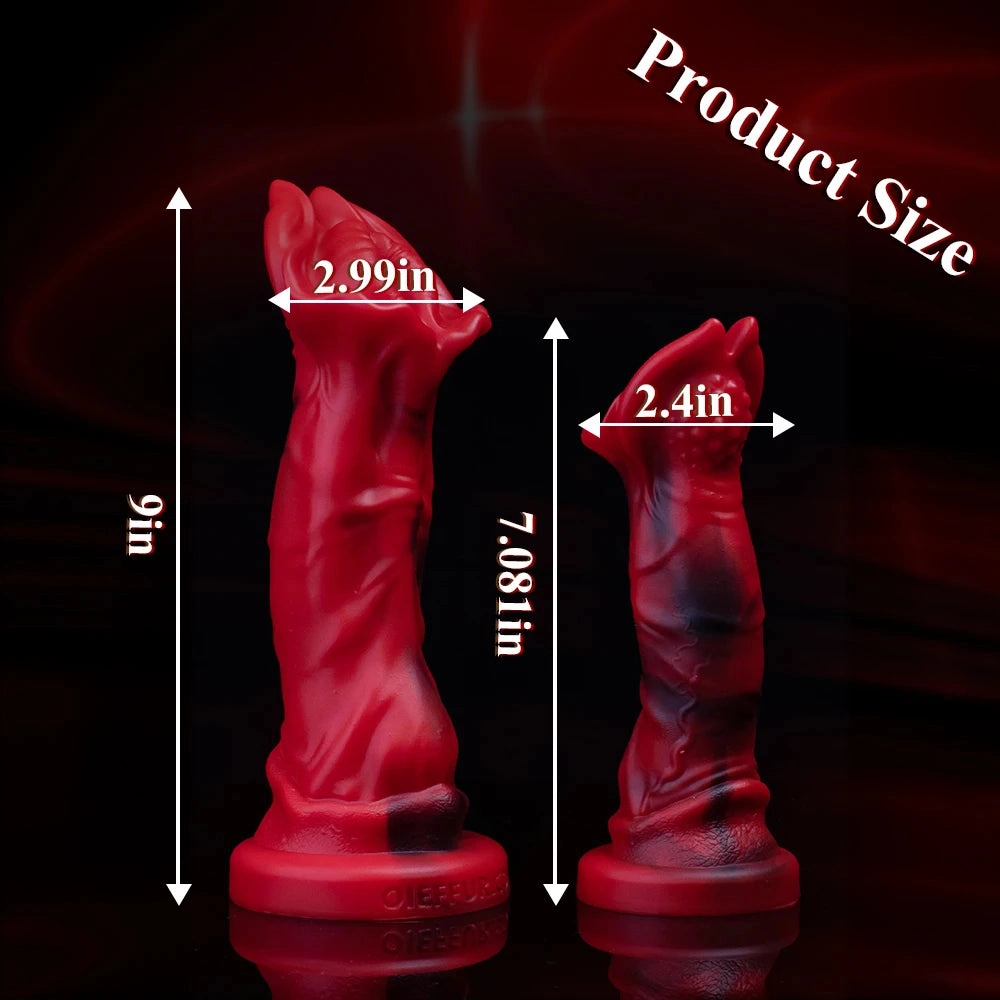 Lucifer's Flower: Premium Extreme Fantansy Silicone Dildo with Suction Cup