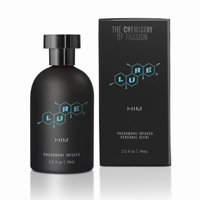Lure® Black Label For Him, Pheromone Infused Personal Scent 2.5 fl oz (74 ml) Bottle