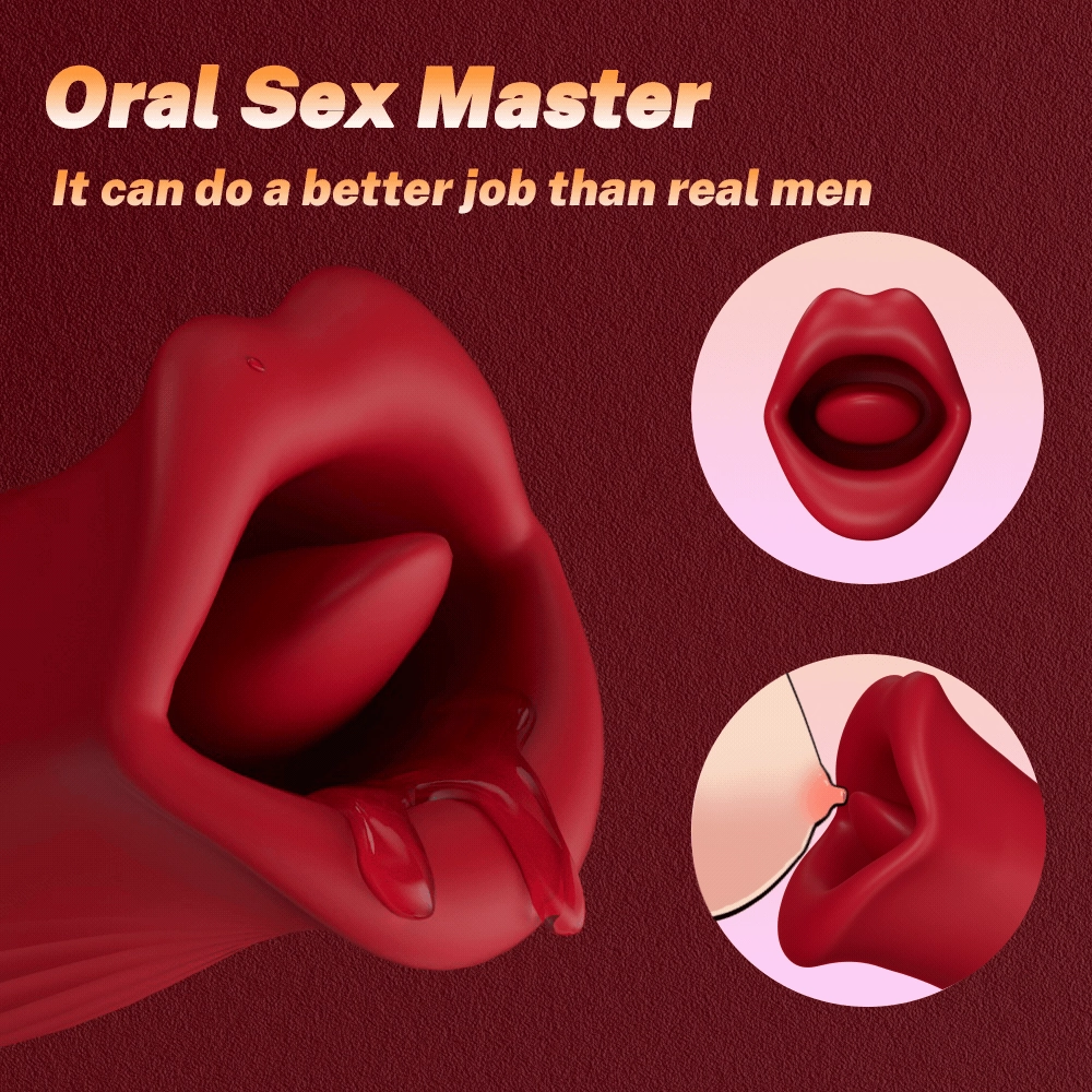 Nibbler 3- Mouth Biting Vibrator And Thrusting Vibration Bullet Stimulator