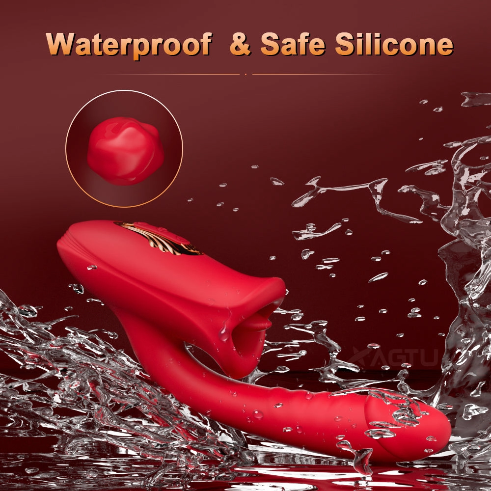Nibbler Plus - Mouth Shaped Lip Biting Vibrator with G Spot Wand Vibrator