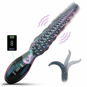 Octopus - Realistic LED Display Tentacle G-Spot Vibrator for Anal Vagina Stimulation