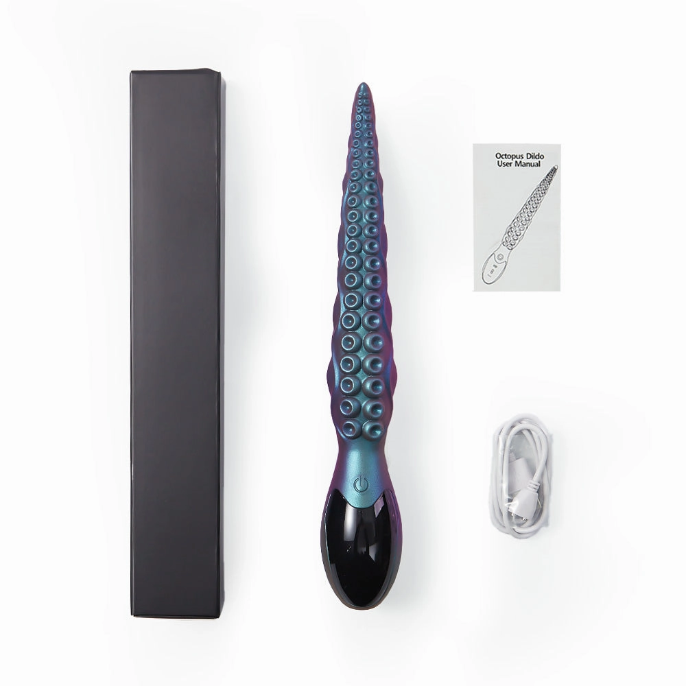 Octopus - Realistic LED Display Tentacle G-Spot Vibrator for Anal Vagina Stimulation