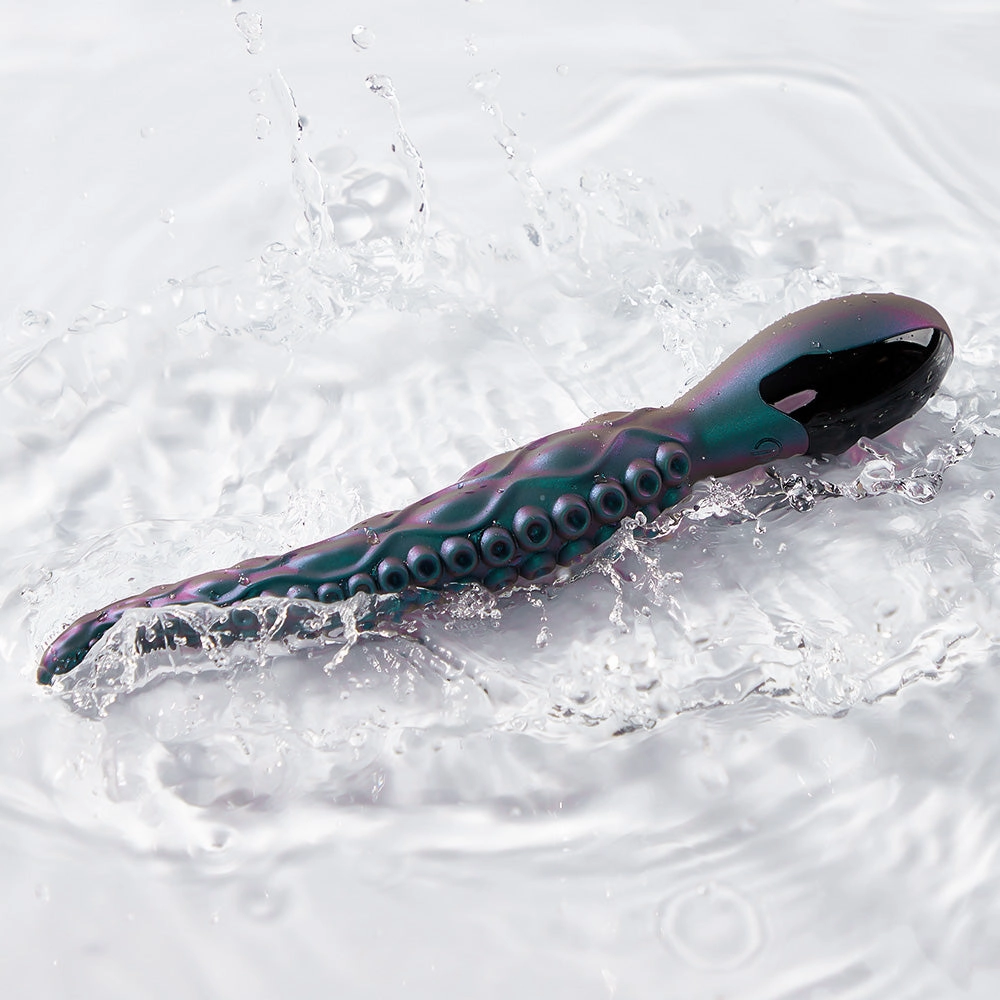 Octopus - Realistic LED Display Tentacle G-Spot Vibrator for Anal Vagina Stimulation