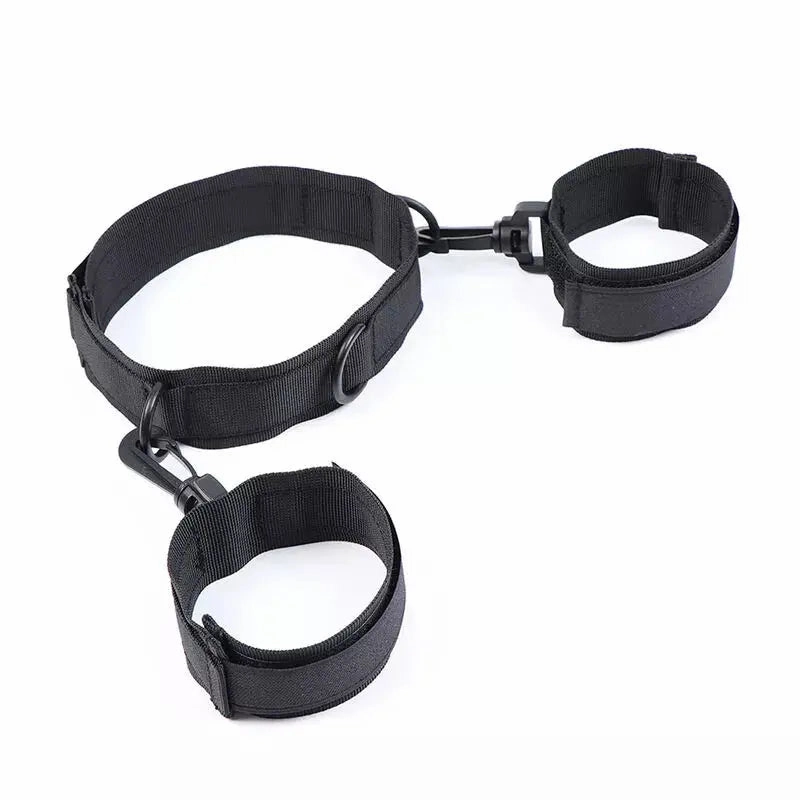 Ohmama Fetish Nylon Collar With Wrist Restraints