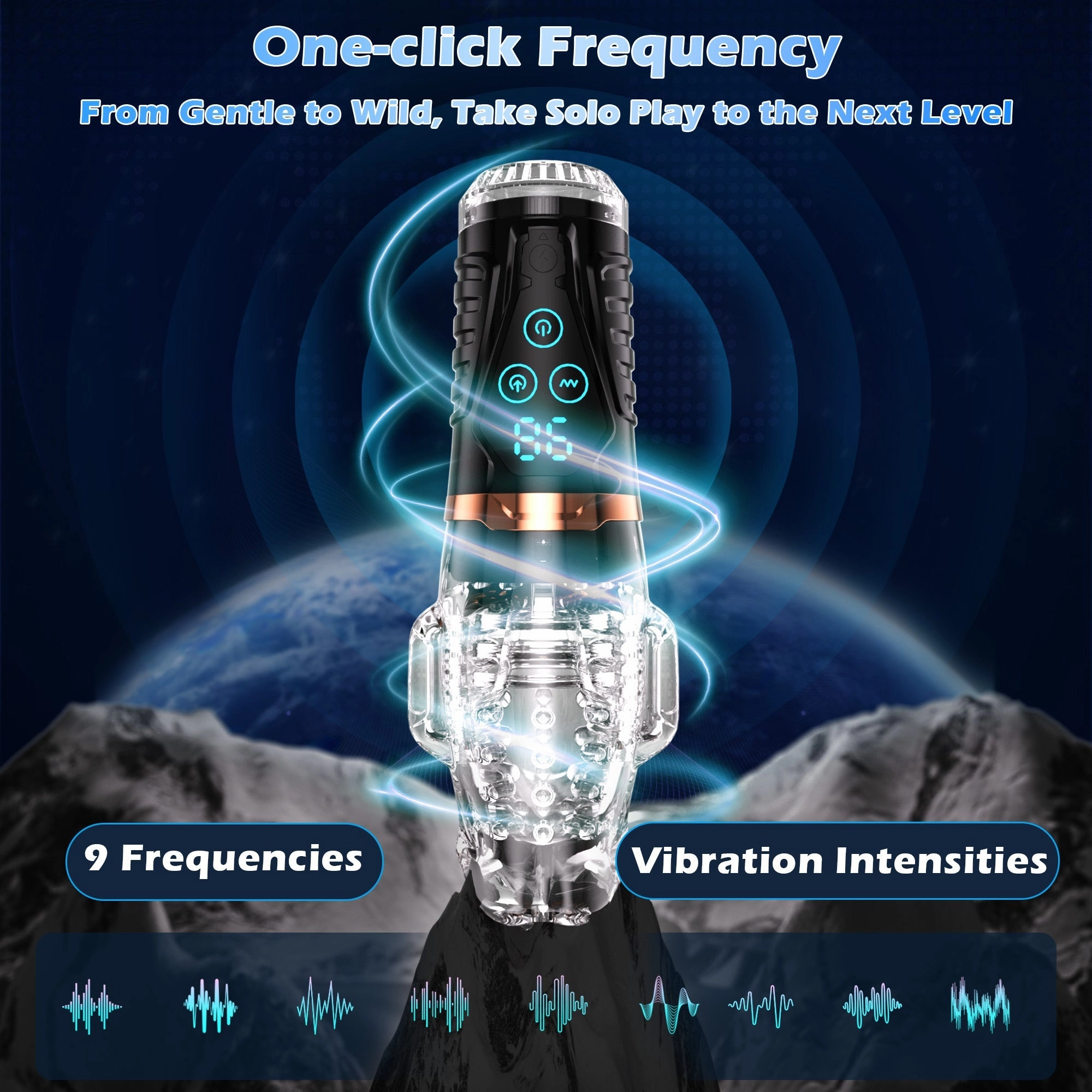 OpulX - Automatic Male Masturbator with Sucking & Vibrating Modes