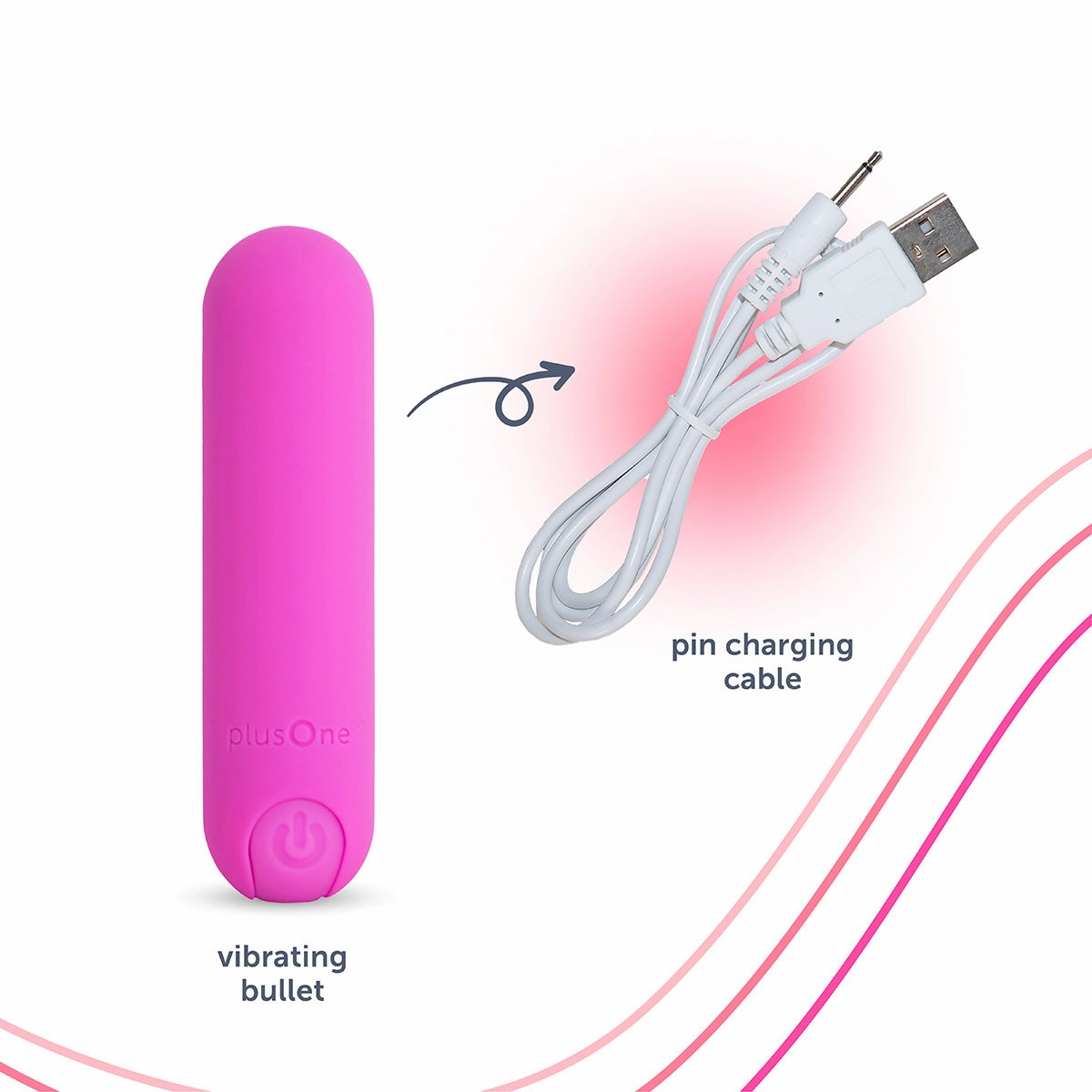 plusOne® pin charging cable (2 pack)