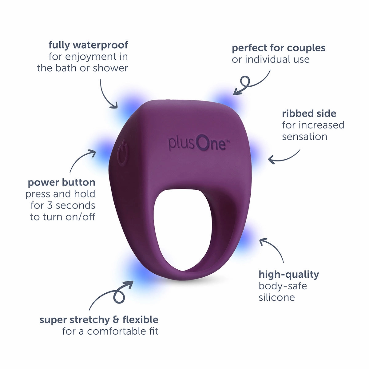 plusOne® vibrating ring