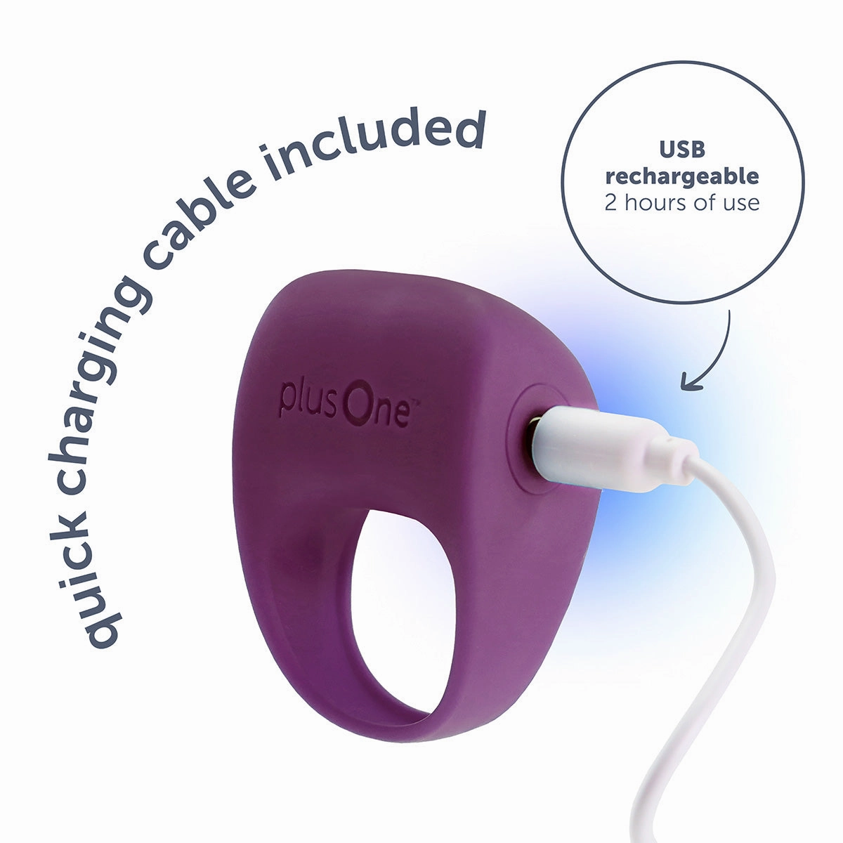plusOne® vibrating ring