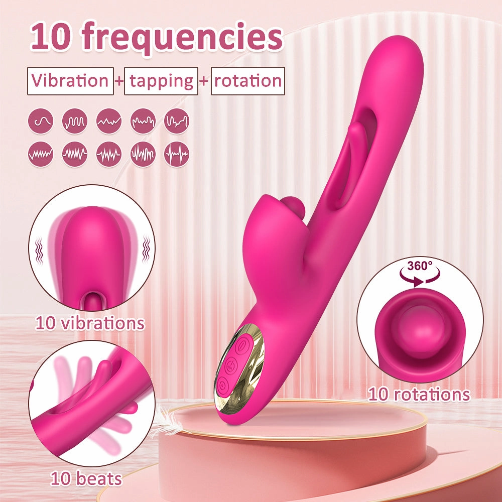 Popper - Spinning Clit Teaser and Tapping G-Spot Vibrator